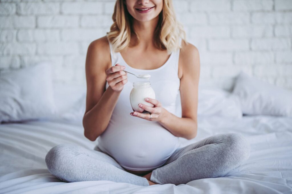 Ernährungsprogramm für die Schwangerschaft - VitalyseBaby - Bild einer schwangeren Frau